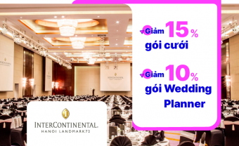 InterContinental Hanoi Landmark72 - Địa điểm cưới sang trọng bậc nhất Hà thành - Blog Marry